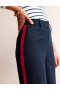 Navy Red Stripes Women's Boden Westbourne Wool Pants