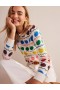Multicolor Women's Boden Edie Fair Isle Sweater