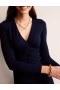 Navy Women's Boden Empire Ruched Waist Dress