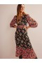 Black Women's Boden Ruby Remix Contrasting Dress