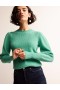 Green Women's Boden Key Hole Cashmere Sweater