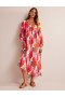 Pink Women's Boden Maxi Empire Beach Kaftan Dress
