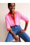 Pink / Red Women's Boden Colour Block Shirts