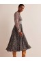 Black Women's Boden Imelda Remix Contrasting Dress