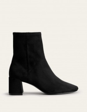 Black Women's Boden Cara Stretch Ankle Boots