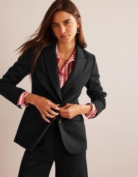 Black Women's Boden The Marylebone Jersey Blazer
