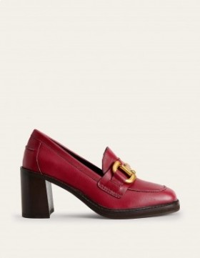 Dark Red Women's Boden Iris Snaffle Heels