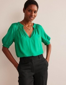 Green Women's Boden Stella Tops