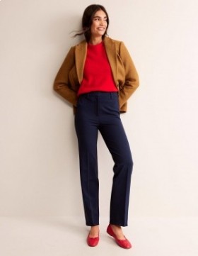 Navy Women's Boden Pimlico Ponte Pants
