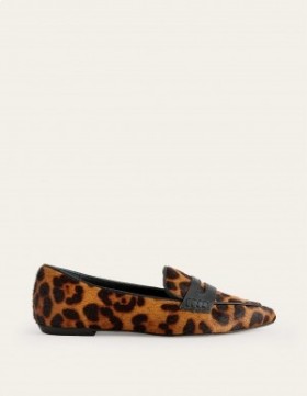 Leopard Women's Boden Pointed Loafers