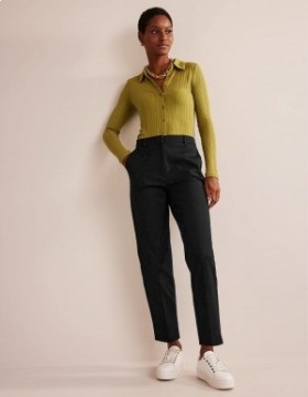 Black Women's Boden Kew Bi-stretch Pants