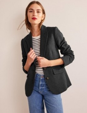 Grey Women's Boden The Marylebone Jersey Blazer