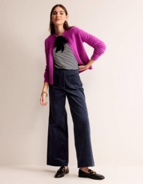 Navy Women's Boden Westbourne Corduroy Pants