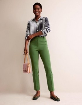 Green Women's Boden Highgate Ponte Pants