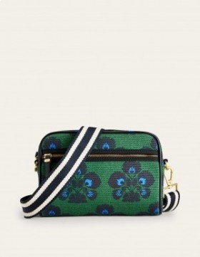 Green Women's Boden Canvas Crossbody Bags