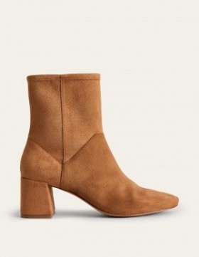 Khaki Women's Boden Cara Stretch Ankle Boots