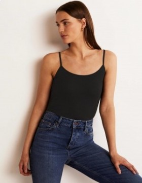 Black Women's Boden Plain Cami Tops