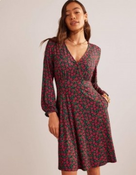 Multicolor Women's Boden Willow Jersey Dress