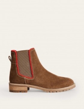 Brown Women's Boden Freya Chelsea Boots