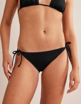 Black Women's Boden String Bikini Bottoms