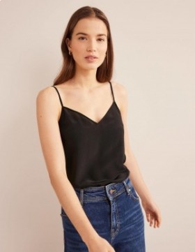Black Women's Boden Silk Cami Tops