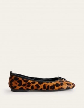 Leopard Women's Boden Kitty Flexi Sole Ballet Flats
