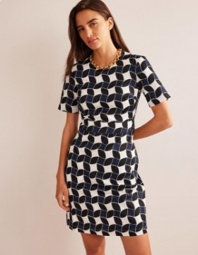 Navy Women's Boden Alexa Cotton Shift Dress