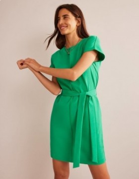 Green Women's Boden Tara Ponte Dress