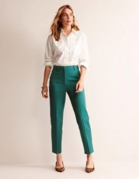 Green Women's Boden Kew Bi-stretch Pants