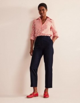 Navy Women's Boden Kew Bi-stretch Pants