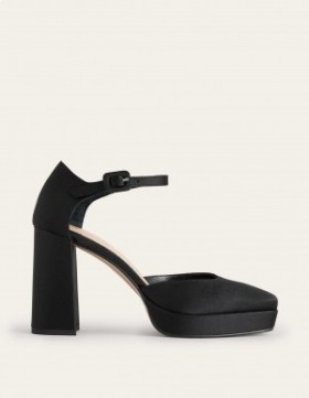 Black Women's Boden Closed-Toe Heels