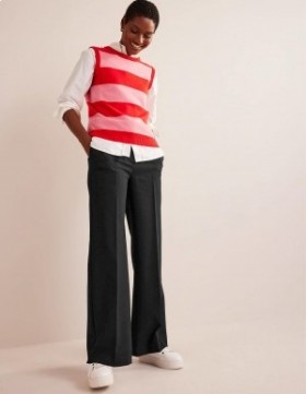 Black Women's Boden Westbourne Wide Leg Pants