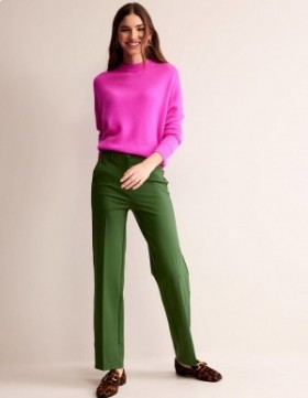 Green Women's Boden Pimlico Ponte Pants