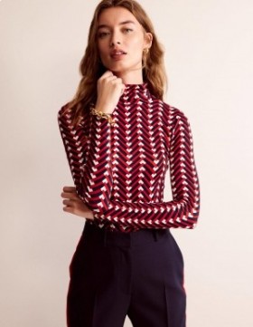 Red Women's Boden Polly Jersey Tops