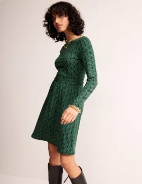 Black Women's Boden Abigail Jersey Dress