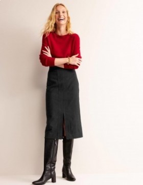Black Women's Boden Wool Pencil Skirts