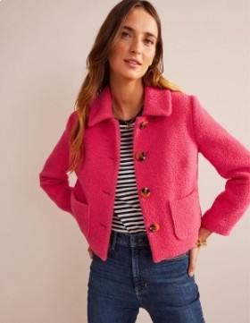Fuchsia Women's Boden Rye Textured Jacket