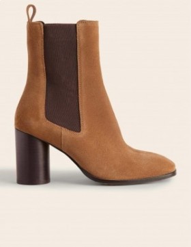 Brown Women's Boden Heeled Chelsea Boots