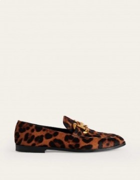 Leopard Women's Boden Iris Snaffle Loafers