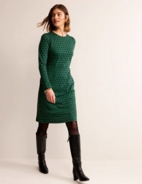 Green Women's Boden Penelope Jersey Dress