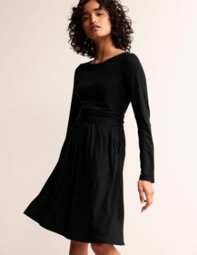 Black Women's Boden Abigail Jersey Dress