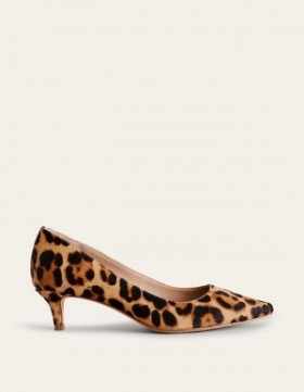 Leopard Women's Boden Lara Low-Heeled Court Shoes