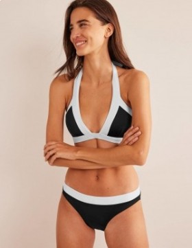 Black Women's Boden Ithaca Halter Bikinis