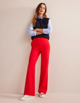 Red Women's Boden Westbourne Ponte Pants