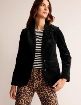 Black Women's Boden Marylebone Cord Blazer