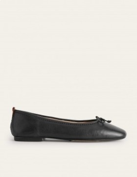 Black Women's Boden Kitty Flexi Sole Ballet Flats