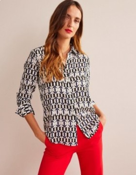 Black Women's Boden Sienna Silk Shirts