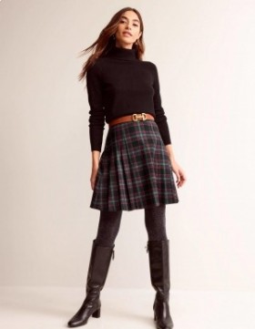 Multicolor Women's Boden Kilt Mini Skirts