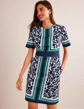 Navy Women's Boden Alexa Cotton Shift Dress