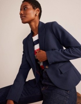 Navy Women's Boden The Canonbury Tailored Blazer